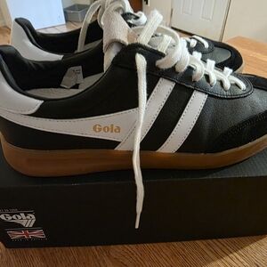 Gola Womens Black and White Sneakers